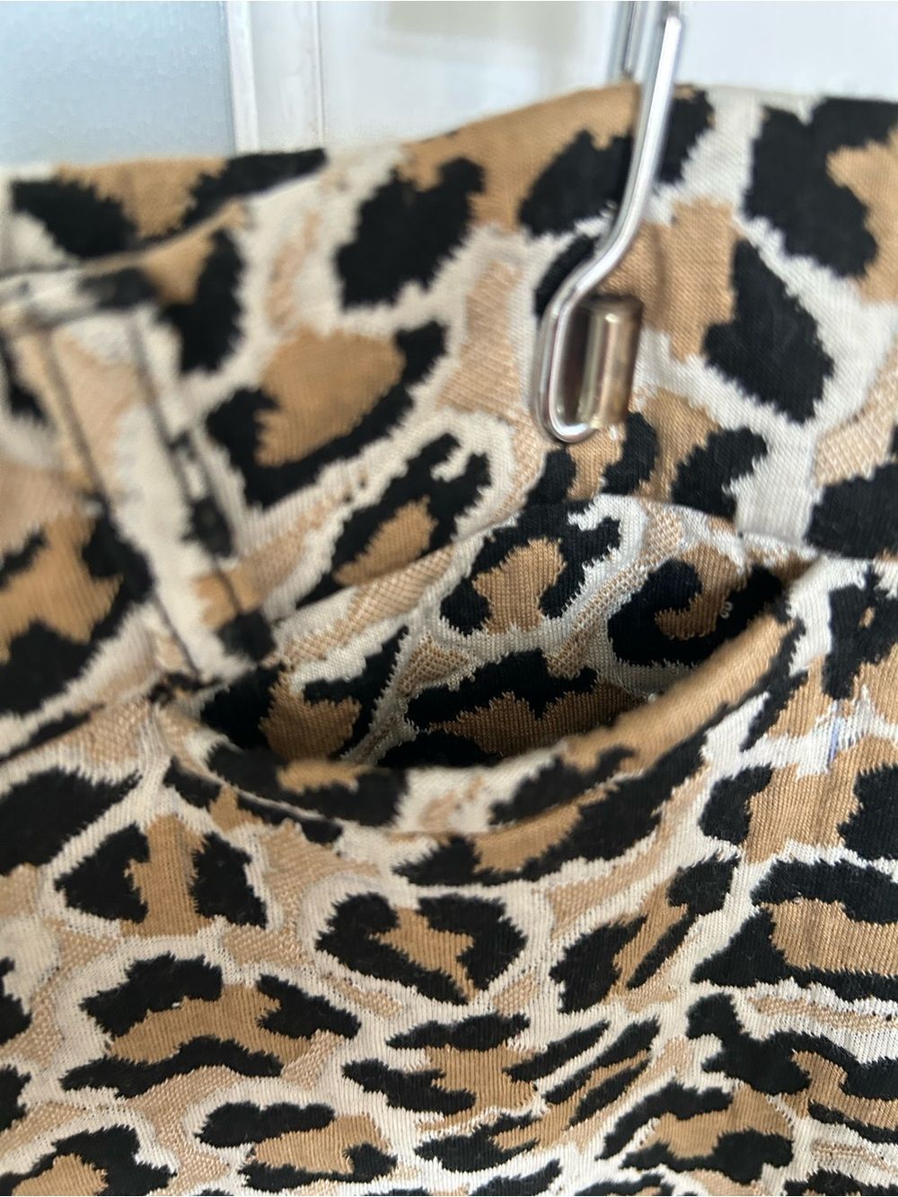 Anthropologie Maeve Leopard Print High Rise Wide Leg Pants NWT - Picture 5 of 11